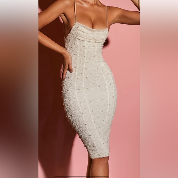 Oh Polly Dresses & Skirts - Oh polly strappy embellished midi dress